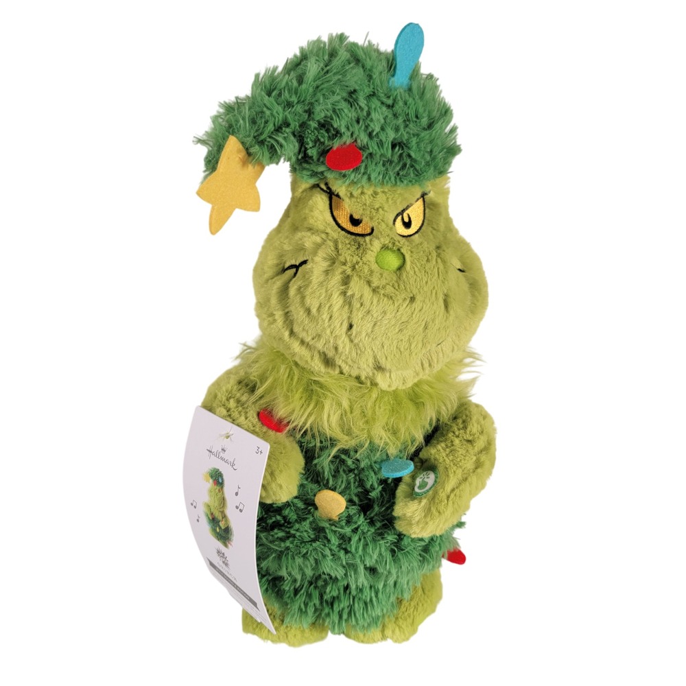 Hallmark Dr. Seuss Grinch Stole Christmas 12.5 Animated Plush w/Sound‎ & Motion
